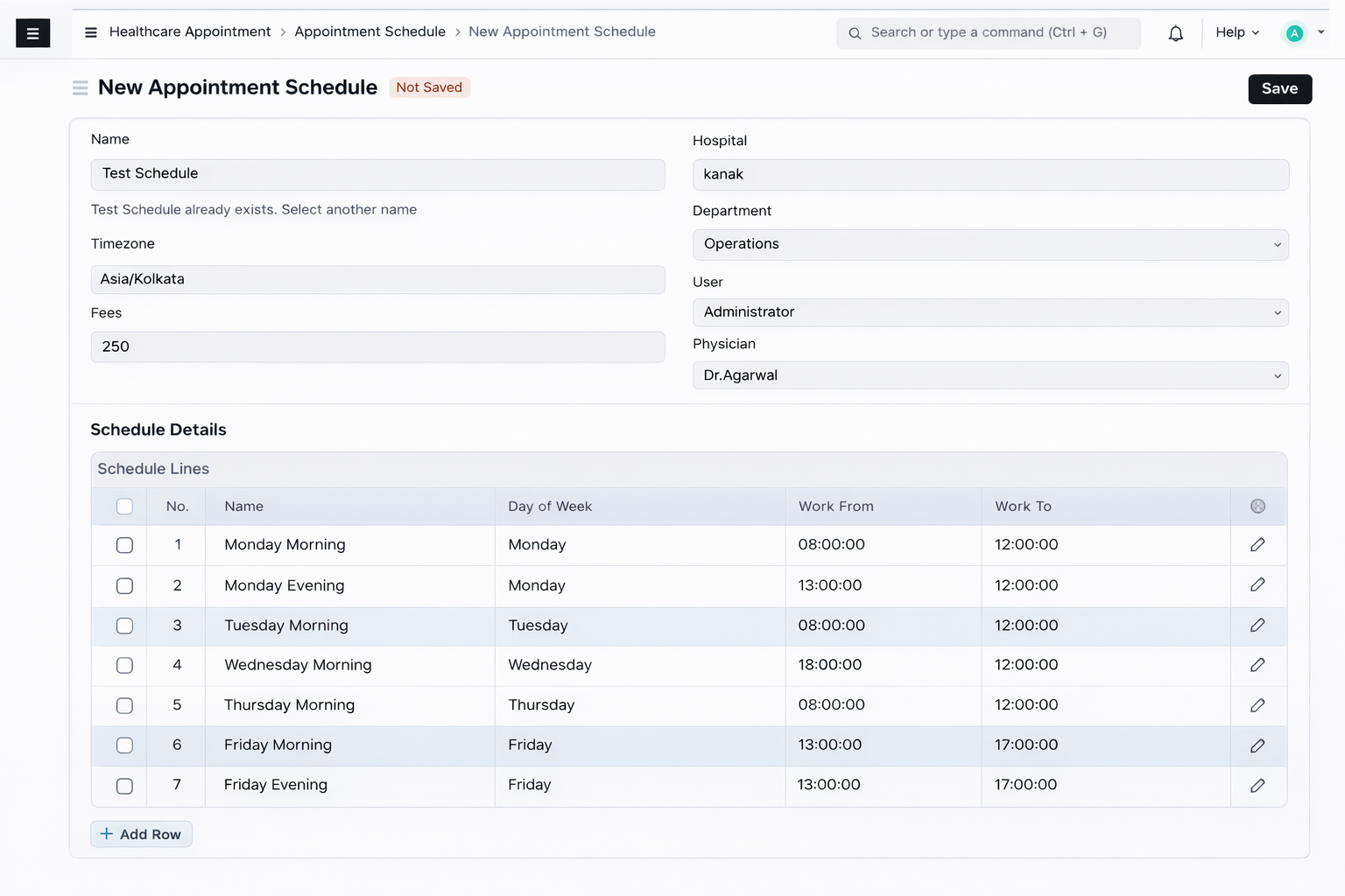 Appointment Management
for Frappe