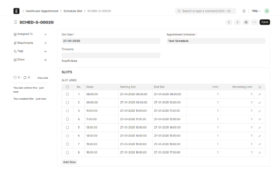 Appointment Management
for Frappe