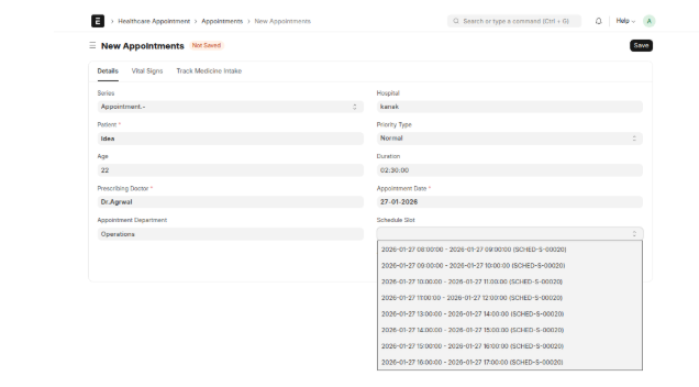 Appointment Management for Frappe
