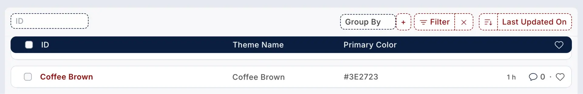Sticky Header in List Views