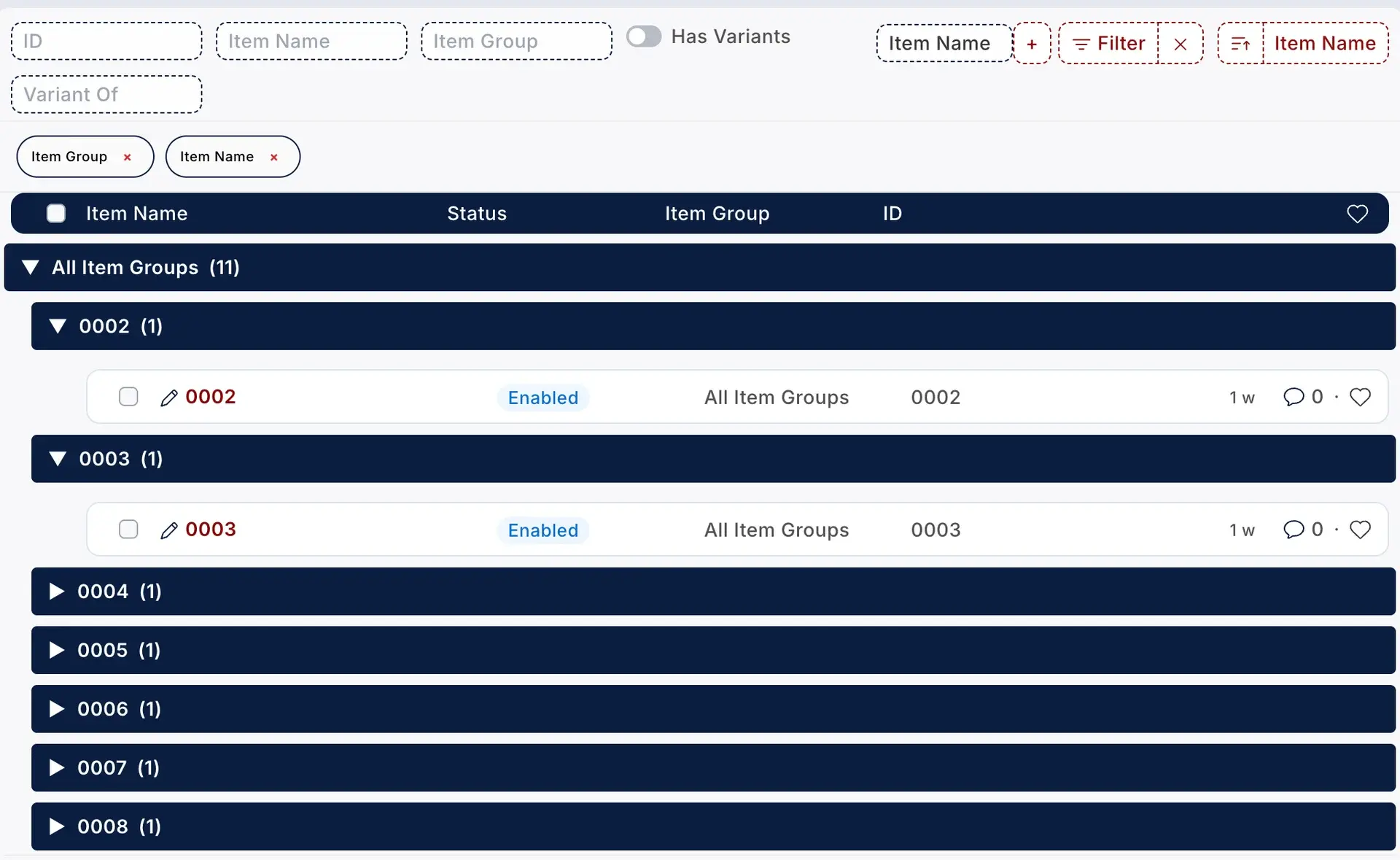 Group By Filtering- Frappe Theme