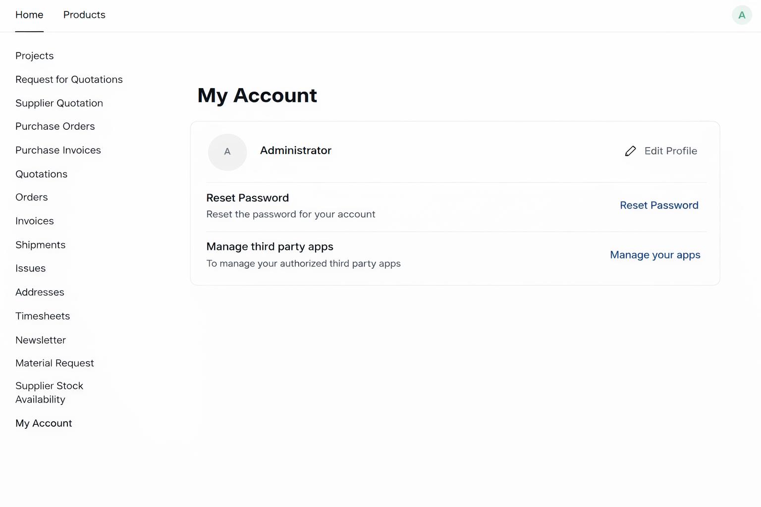 Supplier Portal Product Access