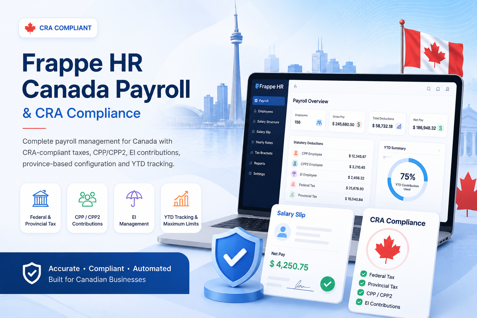 Frappe HR Canada Payroll