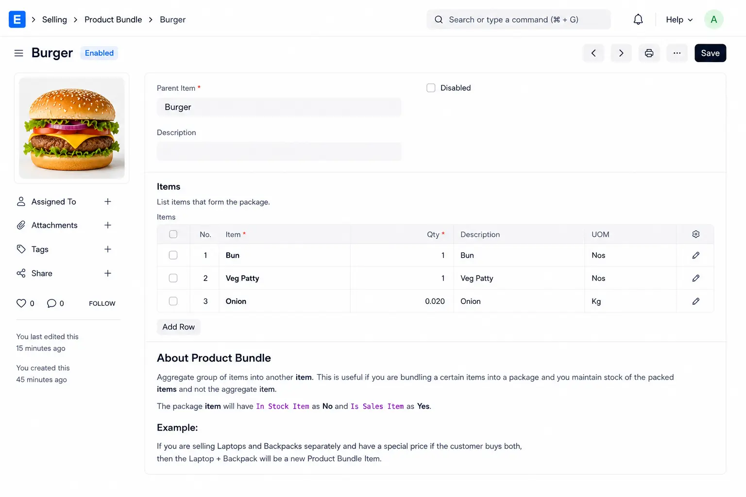 ERPNext Restaurant Management