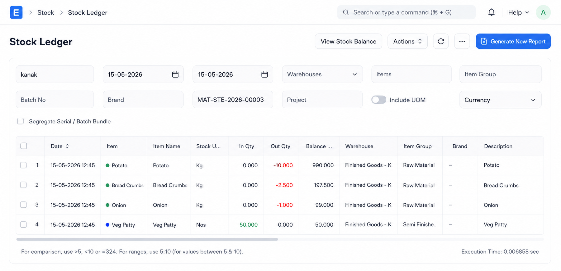 ERPNext Restaurant Management