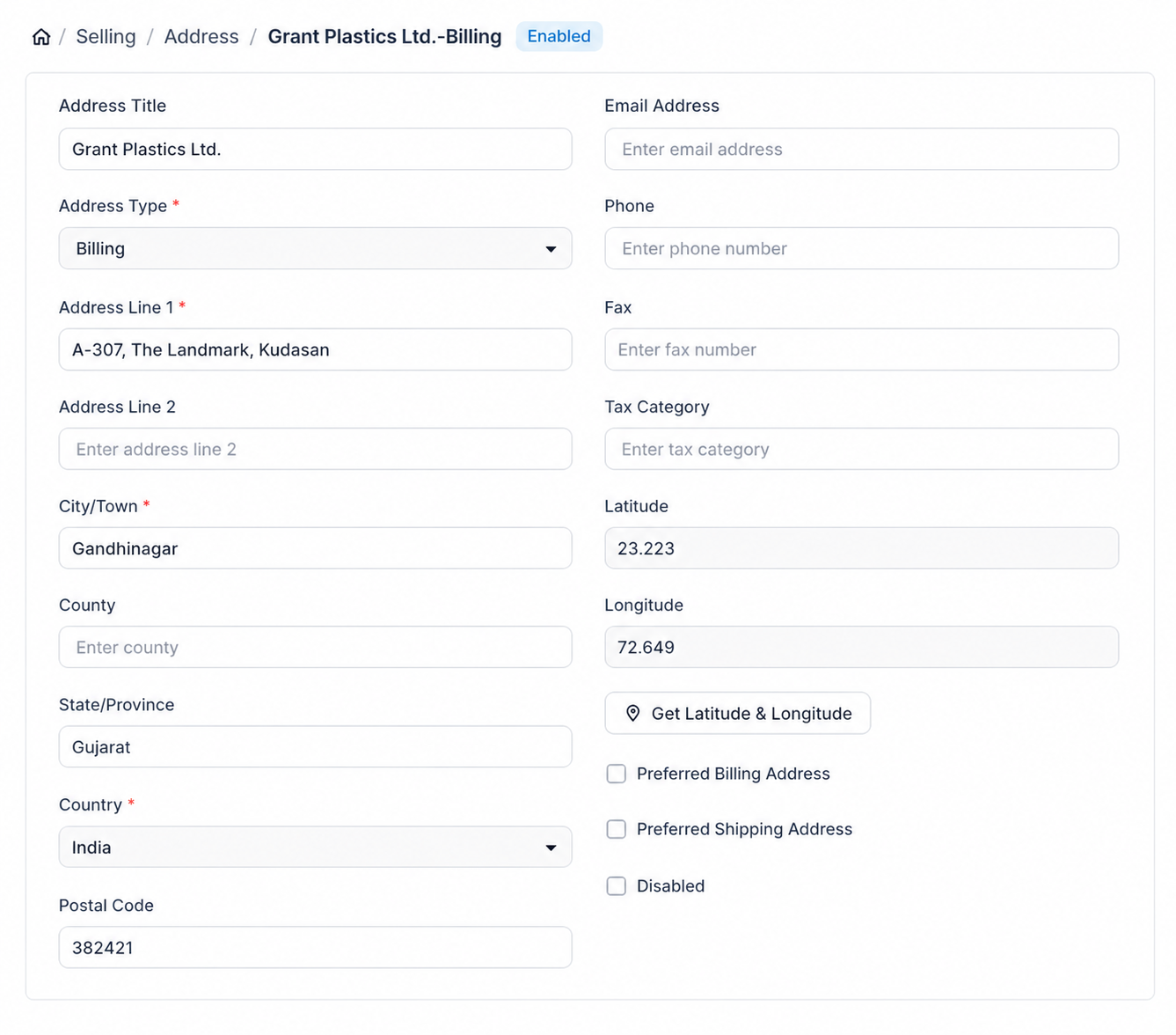 ERPNext Distance-Based Shipping Rules
