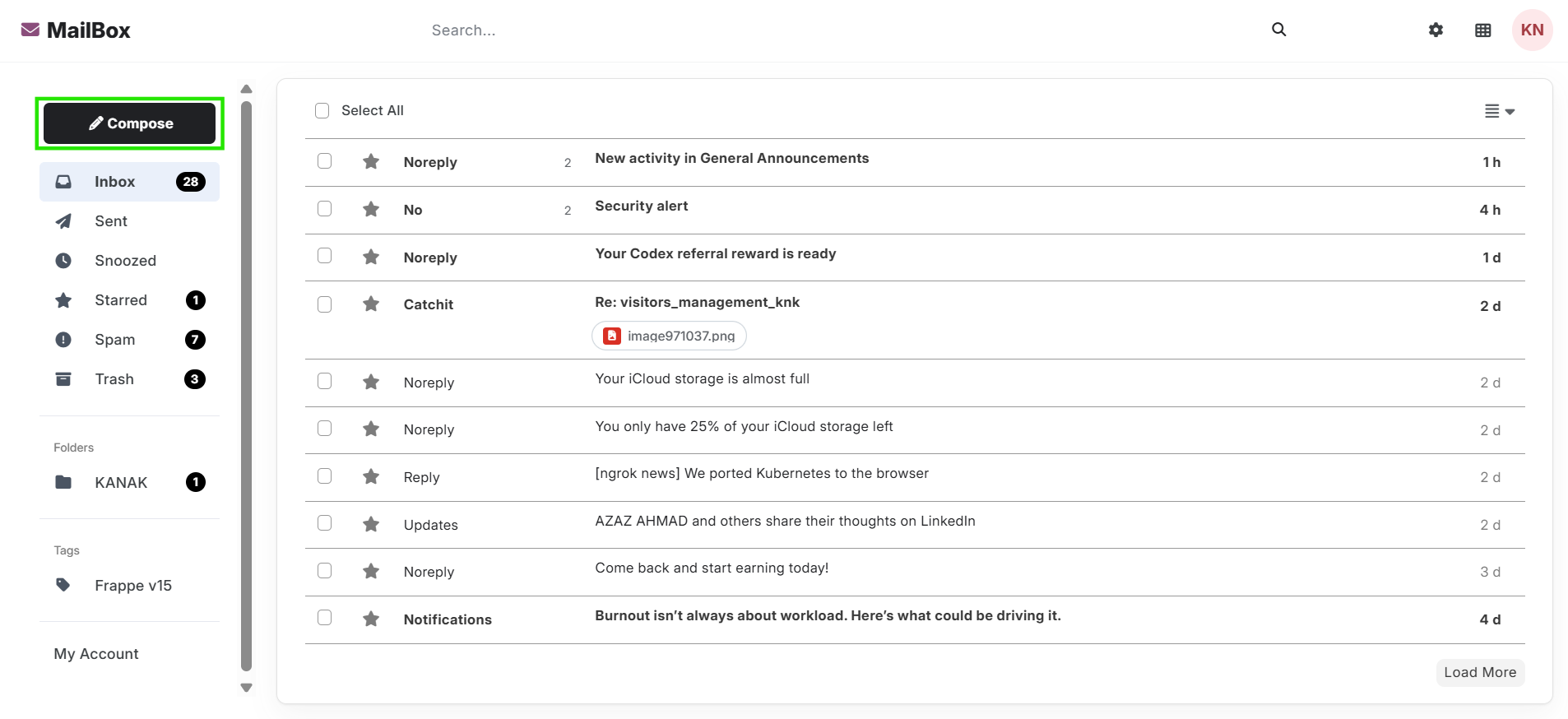 Compose and Send Emails