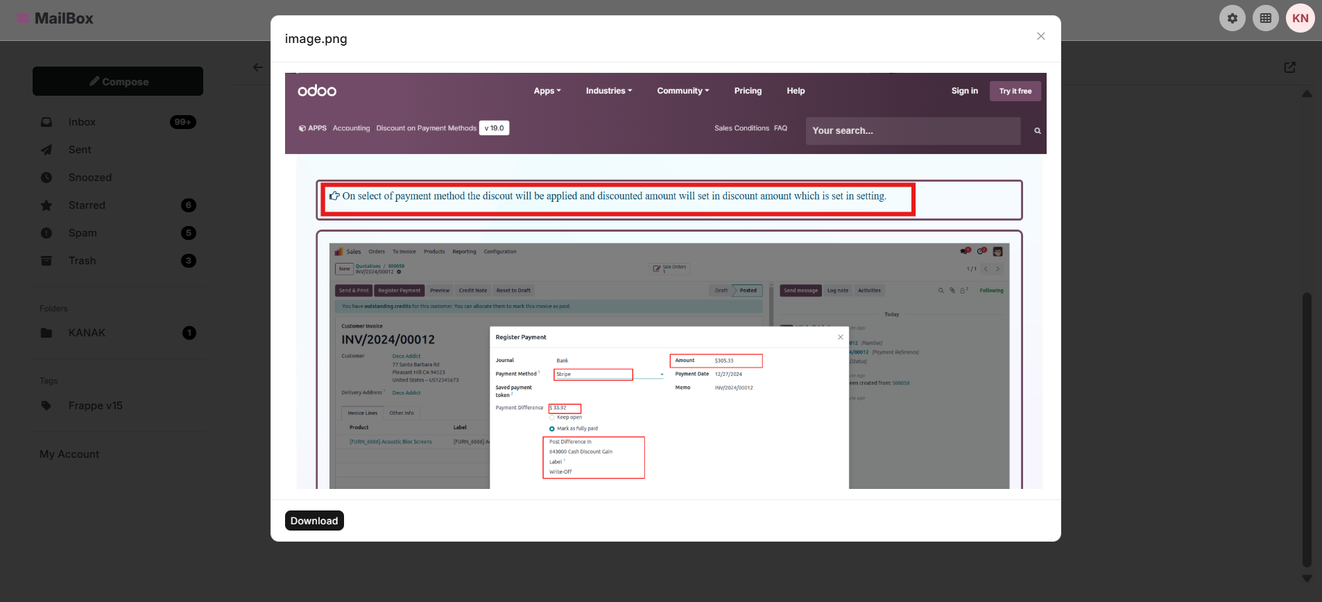  Manage Emails from the Inbox
