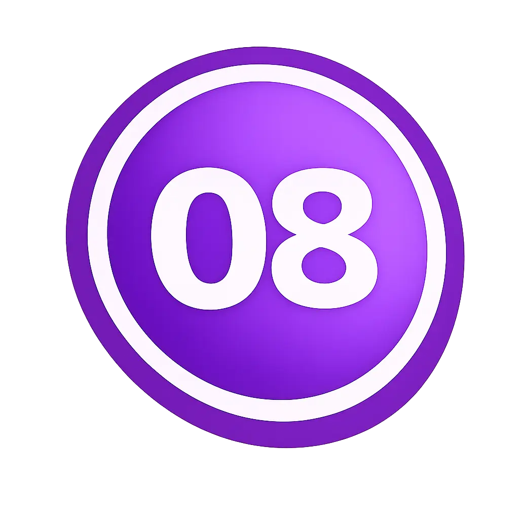Numerical Icon - 08