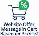 Website Offer Message In Cart Based On Pricelist