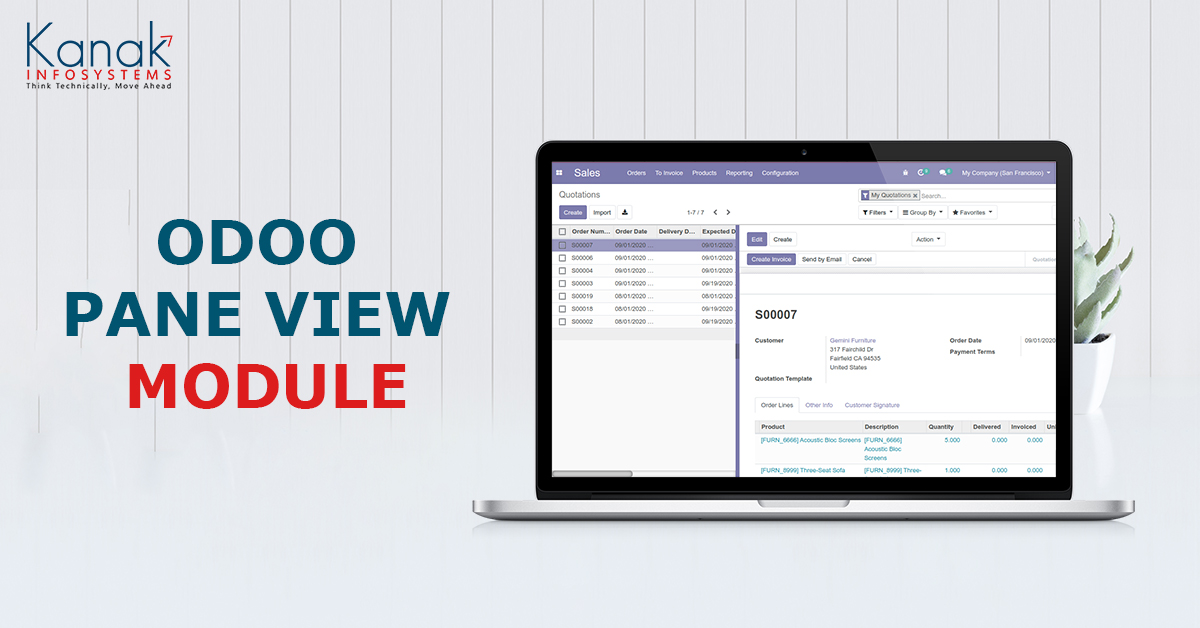 Odoo Pane View Module