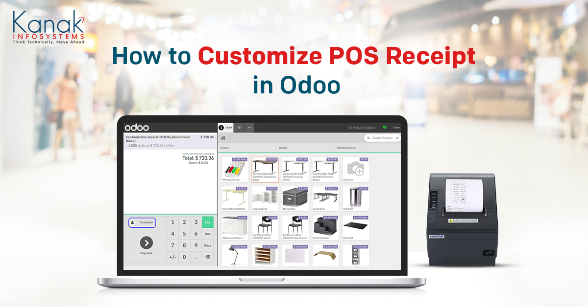 How To Customize POS Receipt in Odoo Kanak Infosystems