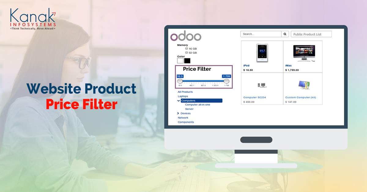website product price filter