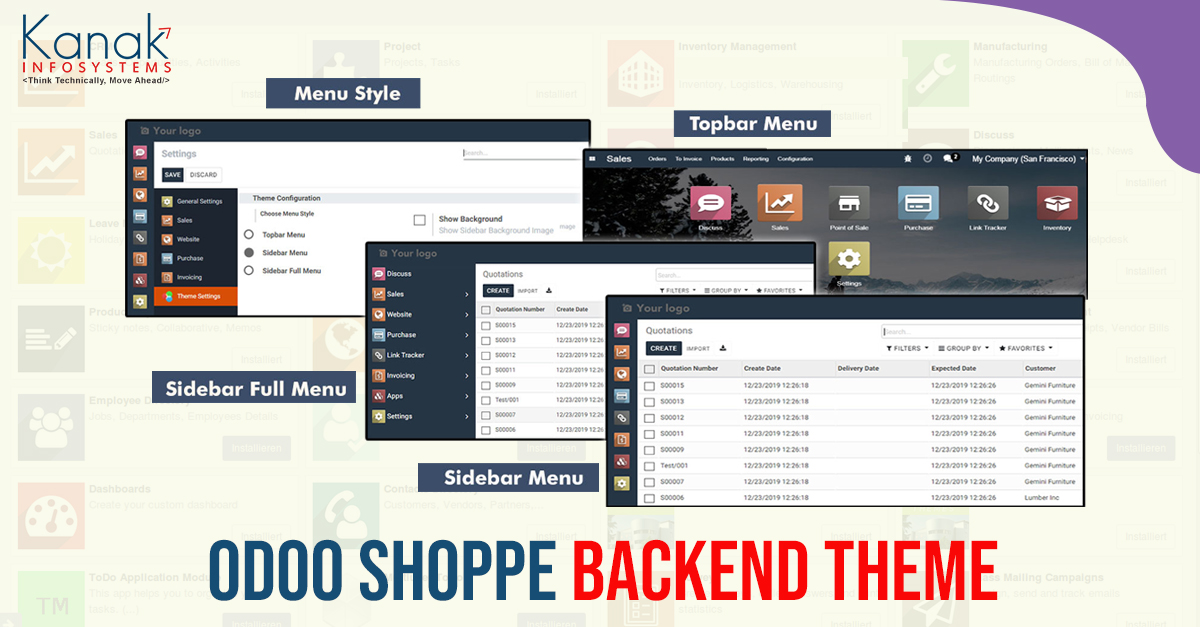 Odoo Shoppe Backend Theme