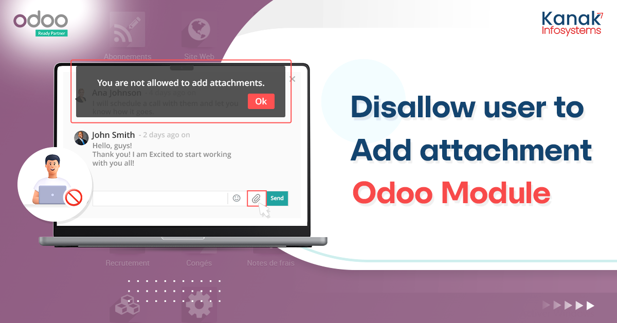 Disallow User to Add Attachment In Odoo
