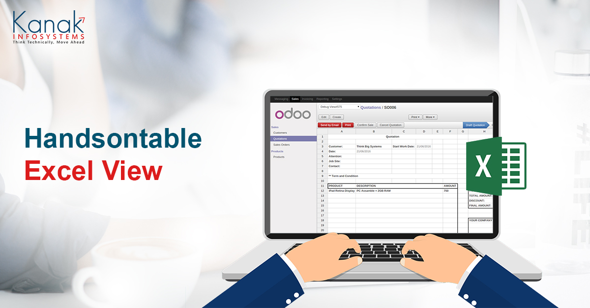 Handsontable Excel View